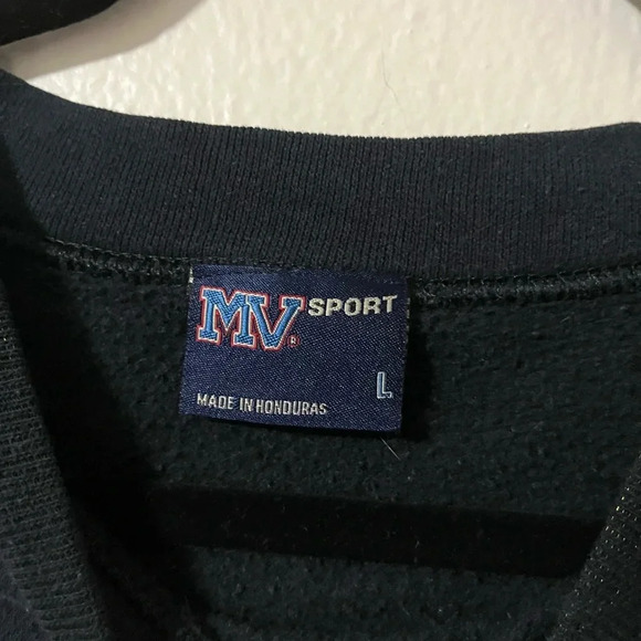 Vintage Florida State collegiate Crewneck 90s MV sports Size Large Black - Picture 3 of 4